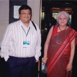 With my mentor and guide Late Dr K.A. Dinshaw (Ex Director,Tata memorial hospital,Mumbai) 