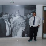 Photograph showing inauguration of the radiation department by Shri Amitabh Bachchan